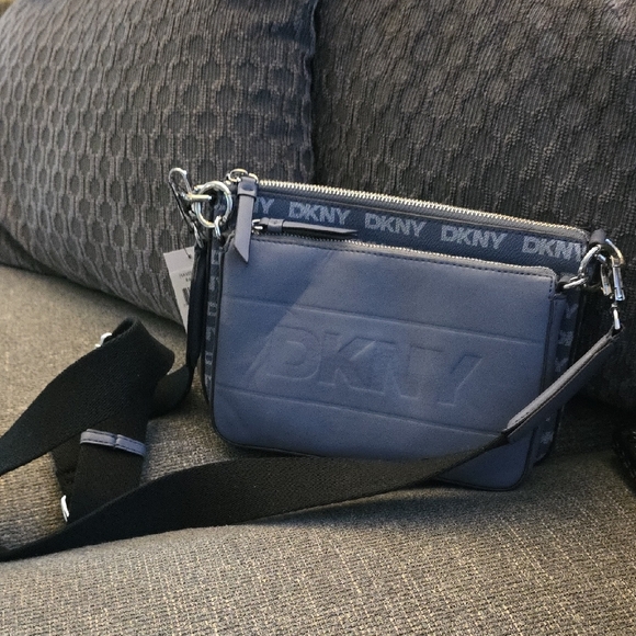 DKNY Blue Crossbody Bag - Picture 1 of 4